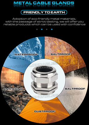 304 Stainless Steel Waterproof Cable Gland